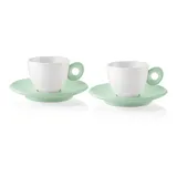 Guzzini Everyday Kaffeetasse 0,2 l Malvengrün 2 St.