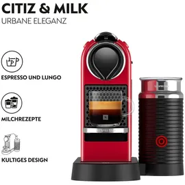 Krups Nespresso Citiz & Milk XN 7615 rot + Aeroccino