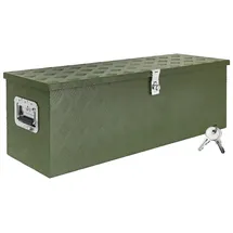 Trucky Alubox Aluminium D100 Grün abschließbar