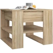 vidaXL Couchtisch Sonoma-Eiche Braun 55,5 x 55 x 45 cm