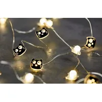 Moses Mini-Lichterkette LED 2 m Schwarz