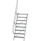 Günzburger MUNK Aluminium-Treppe Stufen 60° 8 Stufen