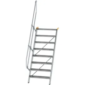 Günzburger MUNK Aluminium-Treppe Stufen 60° 8 Stufen