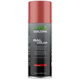 COLORS Sprühfarbe 400ml Spraydose, Sprühlack für alle Oberflächen, Innen & Aussenbereich rot