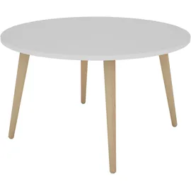 byLIVING Lasse Weiß Buche 80 x 46 cm