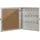 Schlüsselkasten 35 x 0 x 0 cm Braun/Weiß-Beige