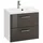 WELLTIME Waschbeckenunterschrank WELLTIME "Venedig", weiß (weiß, grau, grau), B:60cm H:54cm T:39cm, Schränke, Waschbeckenunterschrank, Badmöbel, Waschtisch inkl. Waschbecken, Breite 60 cm