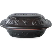 Römertopf Bräter Rustico 1.2l sw, Pfanne + Kochtopf, Schwarz