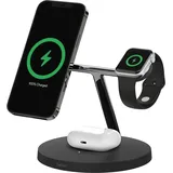 Belkin Boost Charge Pro 3in1 Wireless Charger, Qi2 15, W) Schwarz