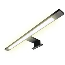 Kalb Material Für Möbel kalb LED Badleuchte 450 mm warmweiß Schwarz