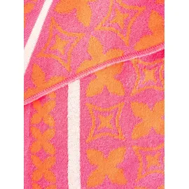 Zwillingsherz Dreieckstuch Luxus Grafik orange/rosa