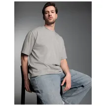 TRIGEMA Heavy Oversized T-Shirt grau L