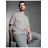 TRIGEMA T-Shirt TRIGEMA "TRIGEMA Heavy Oversized T-Shirt", Jungen, Gr. L, grau, melange, Single Jersey, 100% Baumwolle, Rundhals, Shirts T-Shirt