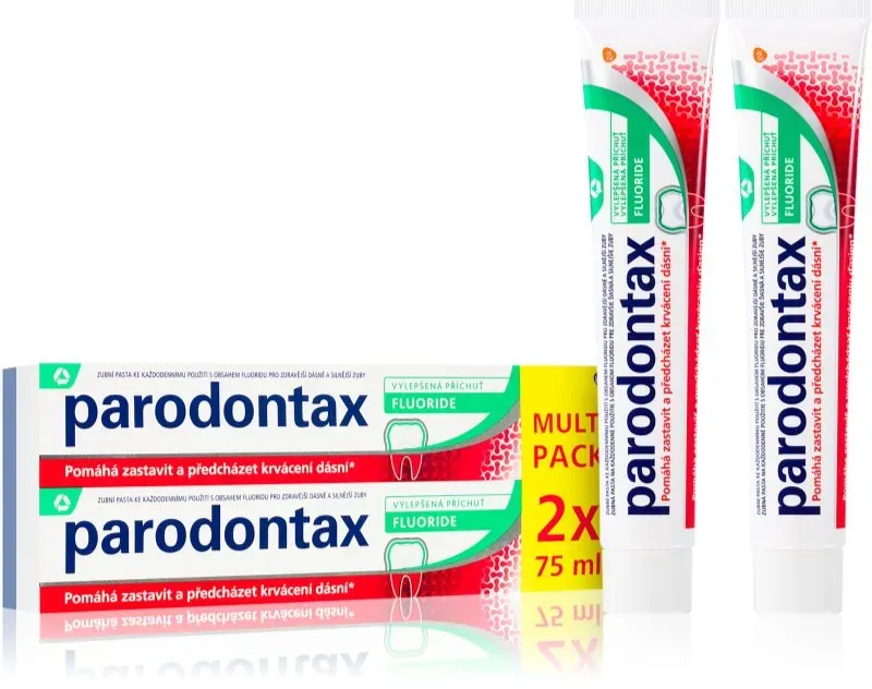 Parodontax Fluoride Zahnpasta gegen Zahnfleischbluten 2x75 ml