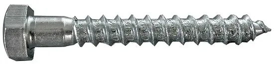 Sechskant-Schlüsselschraube verzinkt - 8 x 40 mm