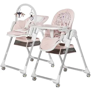 Kinderkraft Hochstuhl Lastree Pink