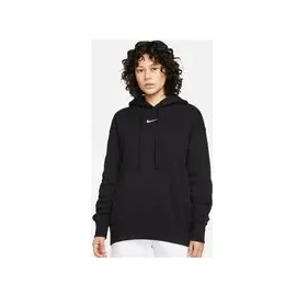 Nike Sportswear Phoenix Fleece Oversized Hoodie Damen 010 black/sail L