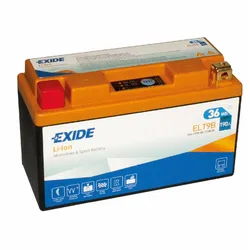 Exide ELT9B Li-Ion Lithium Motorradbatterie 12V 3Ah 190A