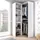 Dmora Eckschrank Bernina 79 x 186 x 88 cm Weiß