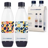 NEU SodaStream Fuse Bubble Mosaic Flaschen 2x1L