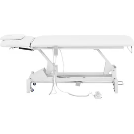 Physa Massageliege - 1 Motor - 100 W - 207 x 68 x 53 - 92 cm - 200 kg Räder Fußpedal Massagebank Therapieliege