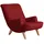 58 aufm Kessel Cocktailsessel Kajsa Kunstleder 58 x 71 x 70 cm Rot mit Relax-Funktion