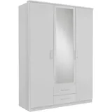 Sconto Drehtürenschrank Osaka 135 x 199,5 x 58 cm Weiß