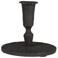 Ib laursen Kerzenhalter f/1,3 cm Kerze m/Blockmuster handgefertigt, H: