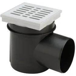 Viega Kellerablauf Kellermeister 4956 in 100mm Kst. schwarz 106003