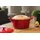 Echtwerk Schmortopf aus Gusseisen mit Emaille-Beschichtung, Brotbacktopf, Für Backöfen, Grill und Induktion geeignet, rot, 3,5 L, Ø 22,5 cm