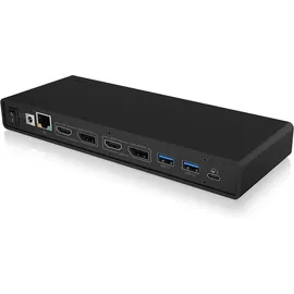 Icy Box IB-DK2245AC + Dockingstation - USB-C 13-in-1 USB 3.0 Type-C Dock mit PD 65W