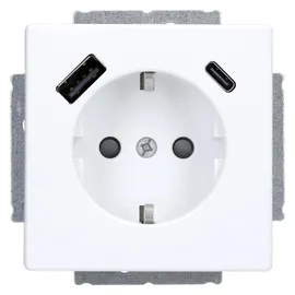 Busch-Jaeger USB-Steckdose Studioweiß Matt 2 St.