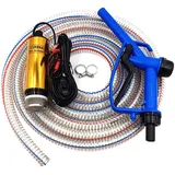 BSTQC 12V Elektropumpe Dieselpumpe Tankspender Antiseptische Tankmaschine Set für Benzin Benzin Benzin Dieselöl Flüssigwasser Aquarium