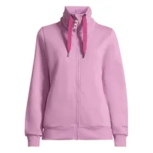 salzhaut Sweatjacke SALZHAUT "Sweatjacke RACKELN - UNI", Damen, Gr. XS, rosa (pale), Obermaterial: 80% Baumwolle CO. 20% Polyester PES., Sweatjacken Sweatjacke