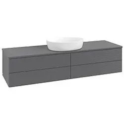 Villeroy & Boch Antao Waschtischunterschrank 1600x360x500mm K25110GK mit Struktur FK/AP: GK/0