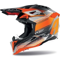 Airoh Aviator 3 Wave Carbon Motocross Helm, orange, Größe L