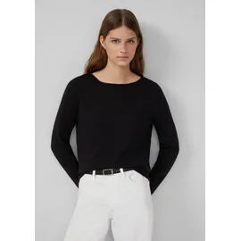 s.Oliver Feinstrickpullover mit Rollkanten Schwarz 38