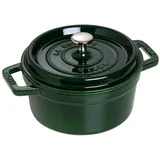Staub Cocotte, 18 Cm Basilikum-Grün Rund Gusseisen Basilikum-Grün
