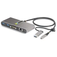 Startech StarTech.com 2-Port USB-C Hub mit Ethernet und RS232 Port,USB-A Adapter, 100W Power Delivery Pass-Through, 5Gbps
