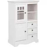 OTTO home Highboard Melissa 80 x 45 x 120 cm Weiß