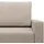 mebligo Ecksofa Beige, 3-Sitzer, L-Form, 223x140 cm, Wohnzimmer, Sofas & Couches, Wohnlandschaften, Ecksofas