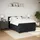 vidaXL Boxspringbett mit Matratze Schwarz 140x200 cm Samt