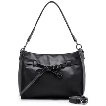 FredsBruder Belted With Love Schultertasche Leder Black