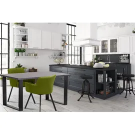 Konsimo Esstisch 80 x 77 x 77 cm grau