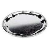 APS Servierplatte silber 35,0 x 35,0 cm, 1 St.