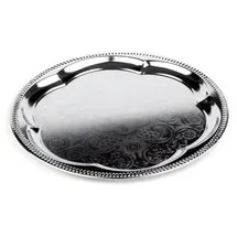 APS Servierplatte silber 35,0 x 35,0 cm, 1 St.