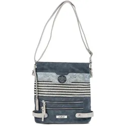 Dunkelblaue Handtasche Rieker Modische Damenhandtasche, universal