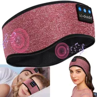 LC-dolida Schlafkopfhörer Bluetooth 5.4, Schlaf Stirnband Kopfhörer Headband Schlafmaske, Sportskopfhörer Musik schlafen Stirnband für Sport Training, Joggen, Yoga, Reisen