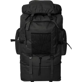 vidaXL Armee-Style Rucksack XXL 100 L Schwarz