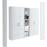 moebel-dich-auf OFFICE EDITION Büroschrank 10 x 40 x 180 weiß